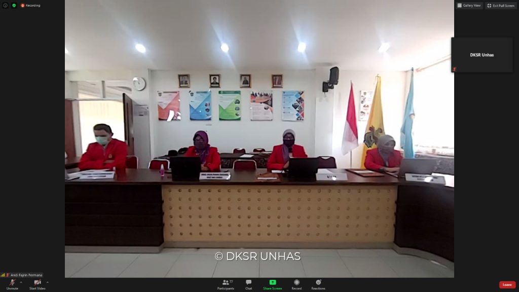 Fakultas Keperawatan Unhas Menggelar Yudisium dan Pengucapan Janji Sarjana Baru Secara Daring