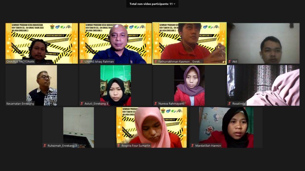 KKN Unhas Enrekang 3, Mahasiswa Tawarkan Solusi Belajar di Desa Pada Masa Pandemi