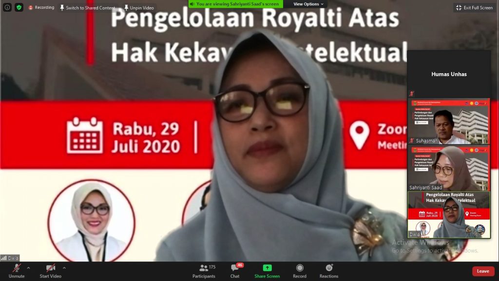 Direktorat Inovasi Unhas Gelar Seminar Perlindungan Hak Kekayaan Intelektual