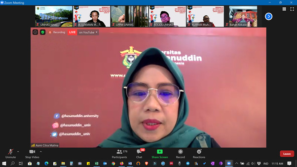 P2KKN Unhas Gelar Webinar Penguatan Program Kerja untuk Reputasi Universitas