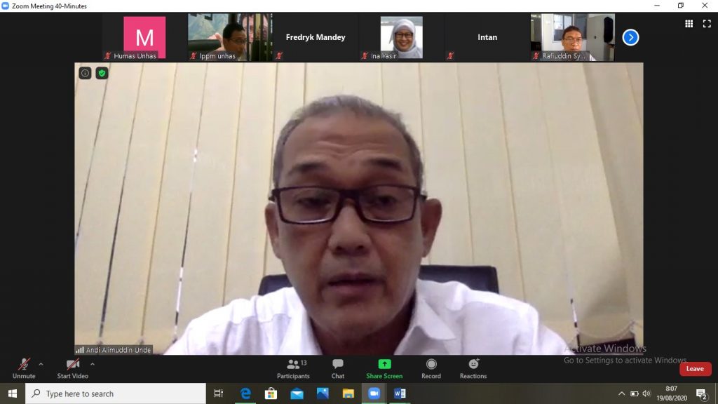 LP2M Unhas Bahas Pendalaman Renstra Penelitian dan Pengabdian Masyarakat