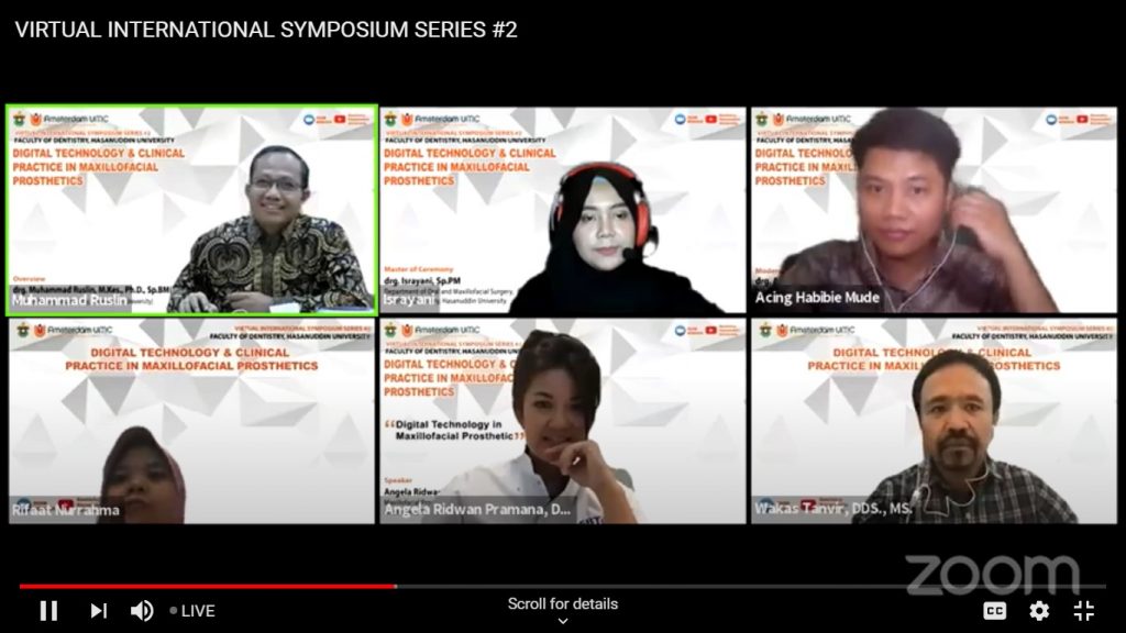 FKG Unhas Gelar Simposium Virtual Teknologi Digital dan Praktik Klinis Maksilofasial