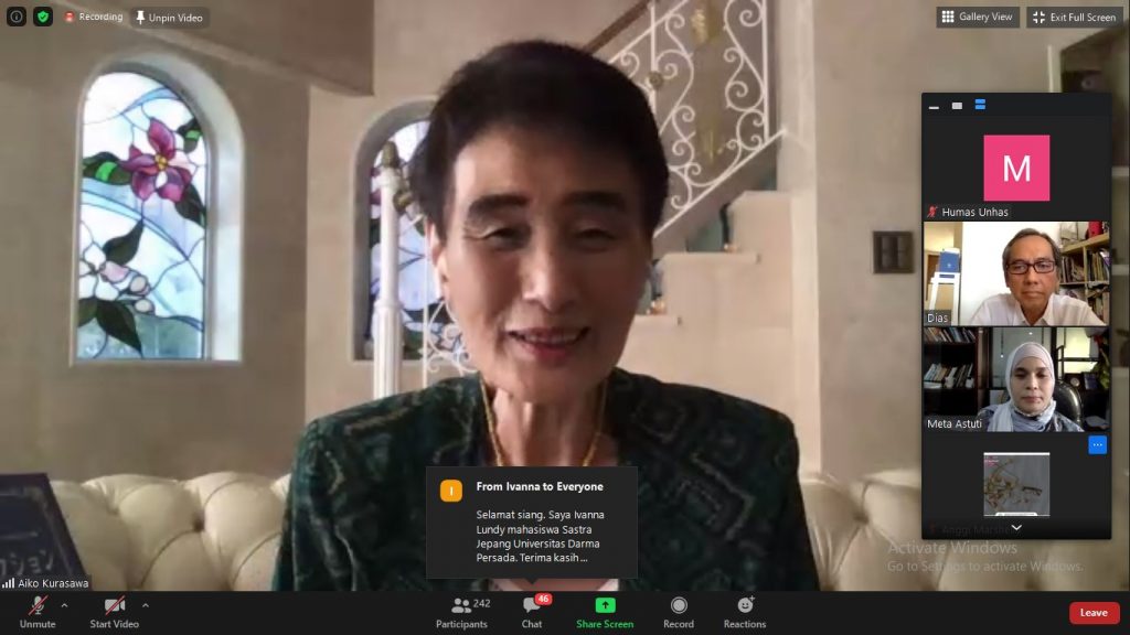 Departemen Sastra Jepang Unhas Gelar Webinar Microhistory Indonesia – Jepang