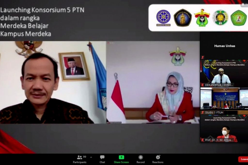 Dukung Merdeka Belajar, Unhas dan 4 PTN Inisiator Pertukaran Mahasiswa