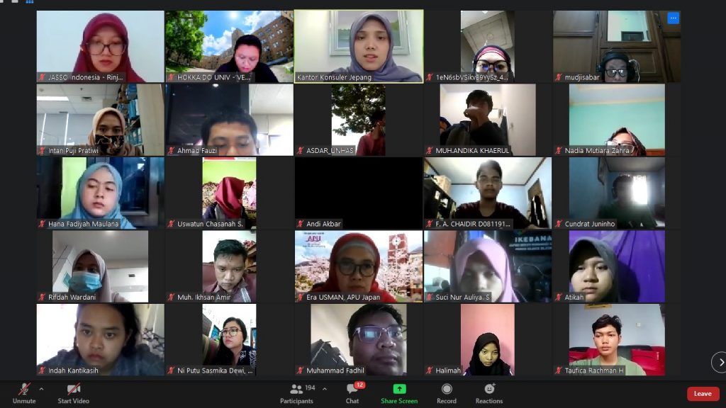 Unhas Gelar Webinar Bahas Peluang Studi dan Beasiswa Jepang