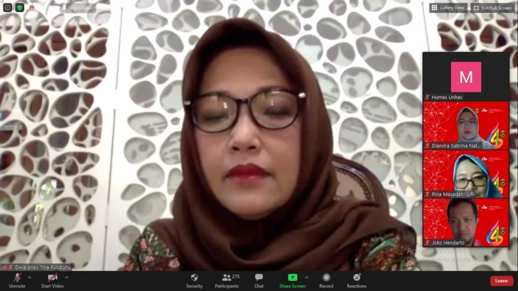 Fakultas Kedokteran Unhas Gelar Webinar Bahas Kiat Publikasi Ilmiah