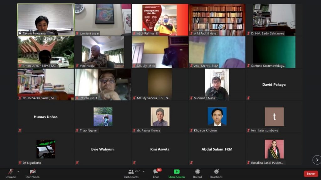 Unhas Gelar Webinar Internasional Bahas Penanganan Covid-19 Australia dan Jepang