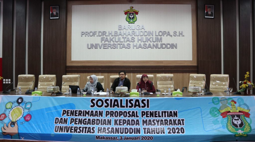 Sosialisasi Penerimaan Proposal Penelitian dan Pengabdian Masyarakat 2020