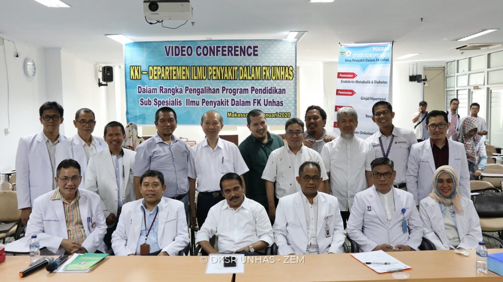 Bahas Perubahan Status Sub Spesialis, FK Unhas Gelar Video Conference dengan KKI