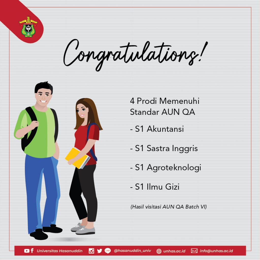 Hasil Asesmen AUN-QA Terbit, Unhas Miliki 27 Prodi Dengan Pengakuan Internasional