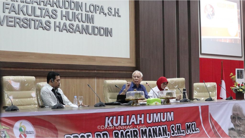 Kuliah Umum Fakultas Hukum Unhas Bahas Polemik RUU Omnibus Law