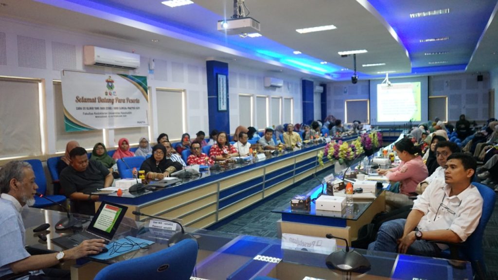 FK Unhas Gelar pelatihan Cara Uji Klinis yang Baik