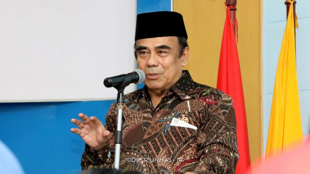 Berikan Tausiyah di Unhas, Menteri Agama Tekankan Toleransi Dalam Beragama