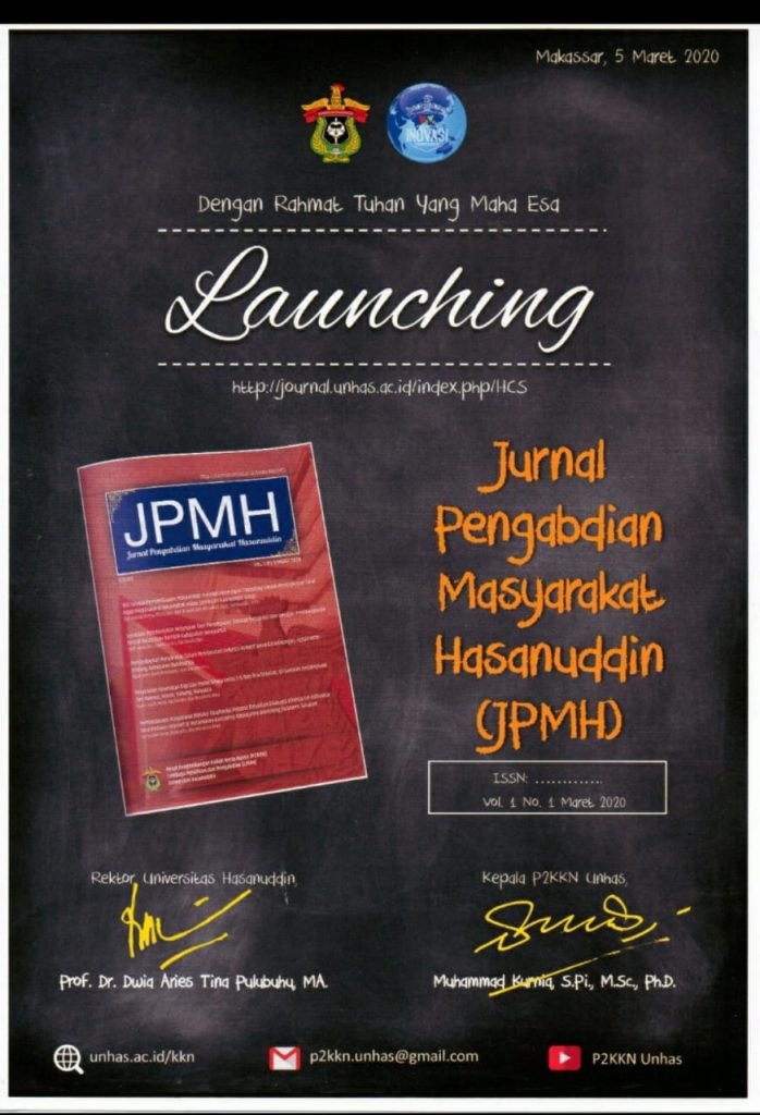 Jurnal Pengabdian Masyarakat Unhas, Khusus Terbitkan Laporan KKN