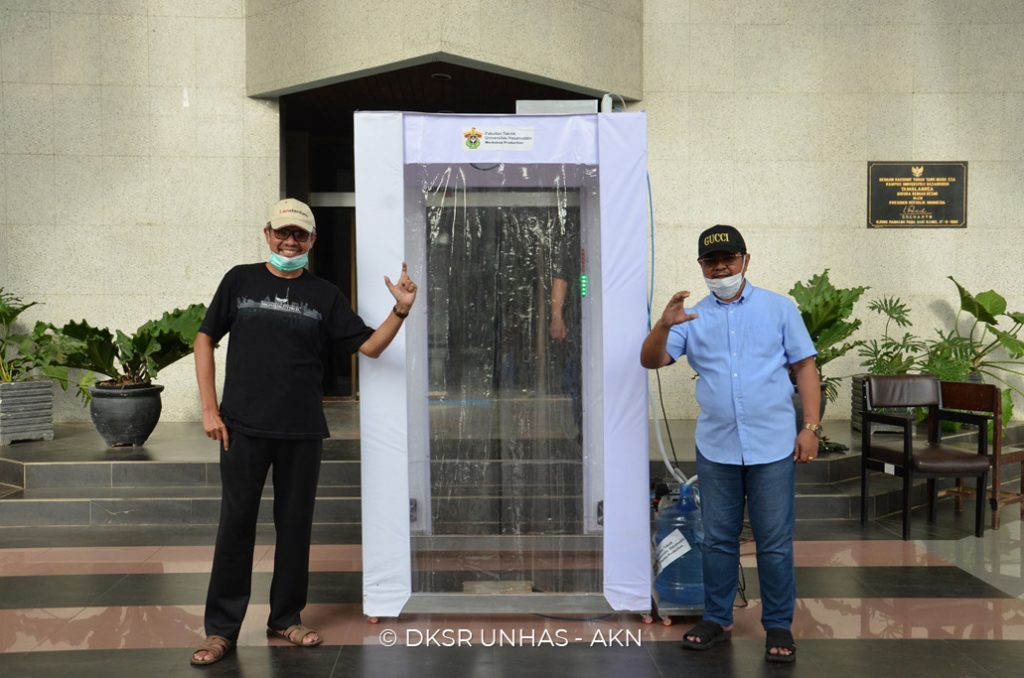 Fakultas Teknik Unhas Hadirkan Smart Chamber Disinfektan Sesuai Standar Kesehatan