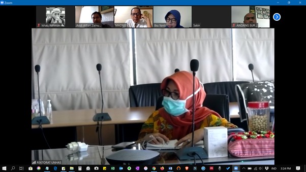 Satgas Unhas Bahas Intervensi untuk Atasi Covid-19 di Kota Makassar