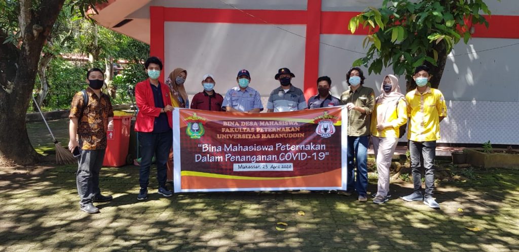 Bina Desa Mahasiswa Fakultas Peternakan Unhas dalam Penanganan Covid-19