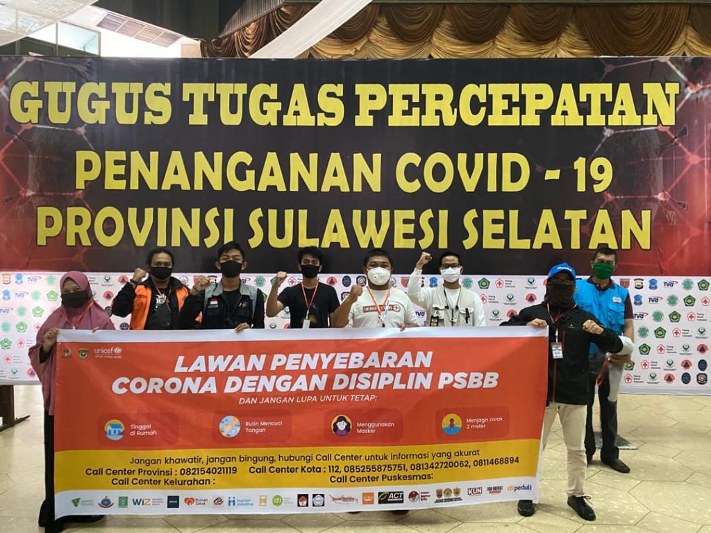 SAR Unhas Terlibat Sebagai Relawan Covid-19 pada Tiga Kecamatan di Makassar