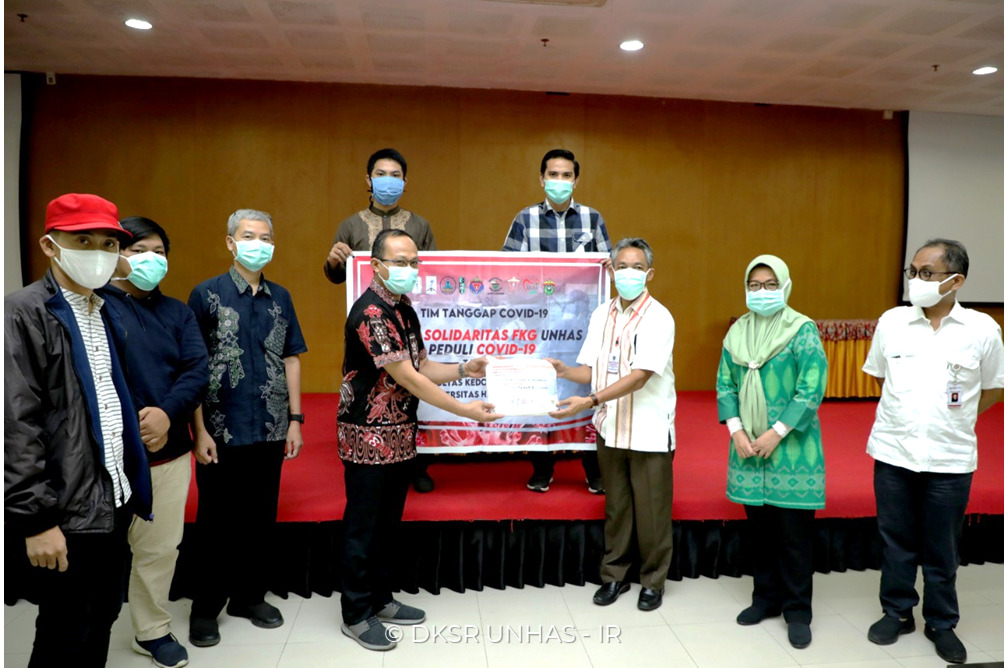 Satgas Covid-19 Unhas Terima Bantuan dari Beberapa Mitra