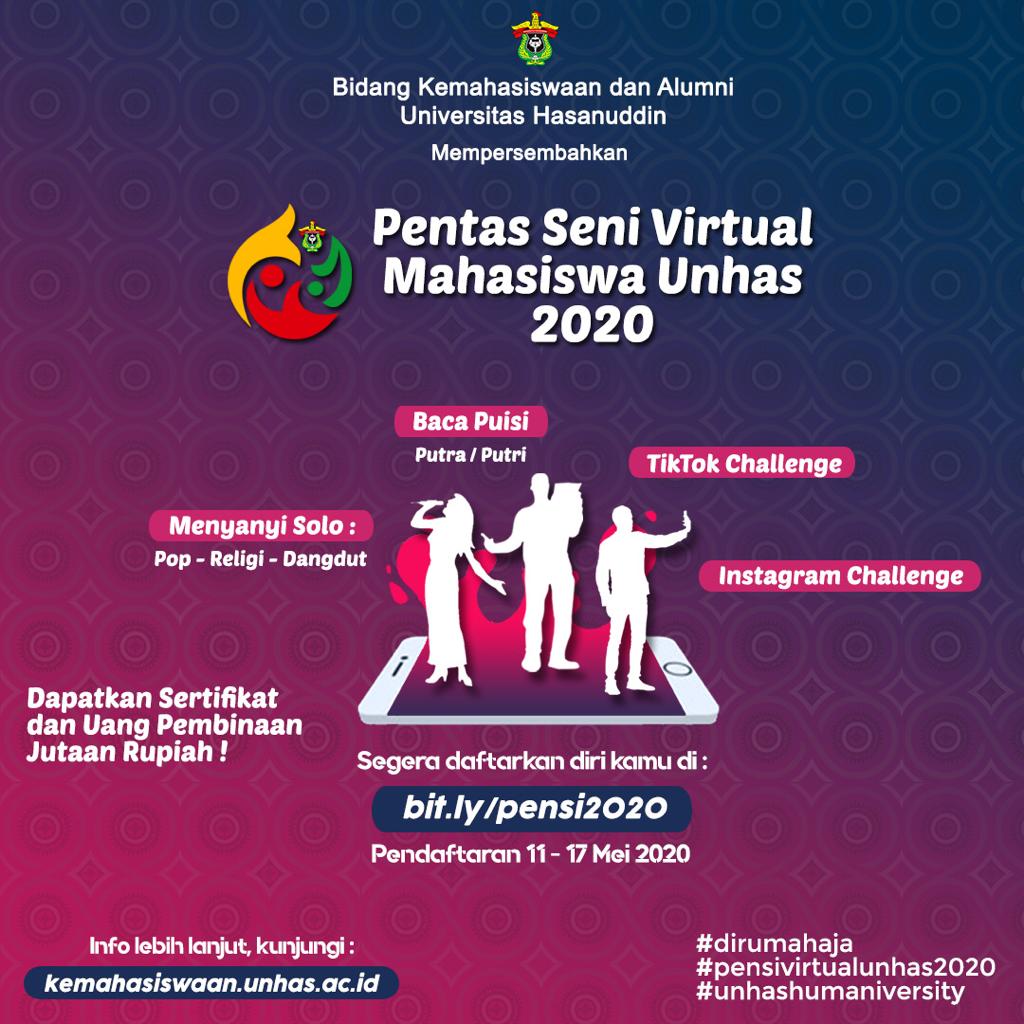 Tetap Aktif Saat Pandemi, Unhas Gelar Pentas Seni Virtual