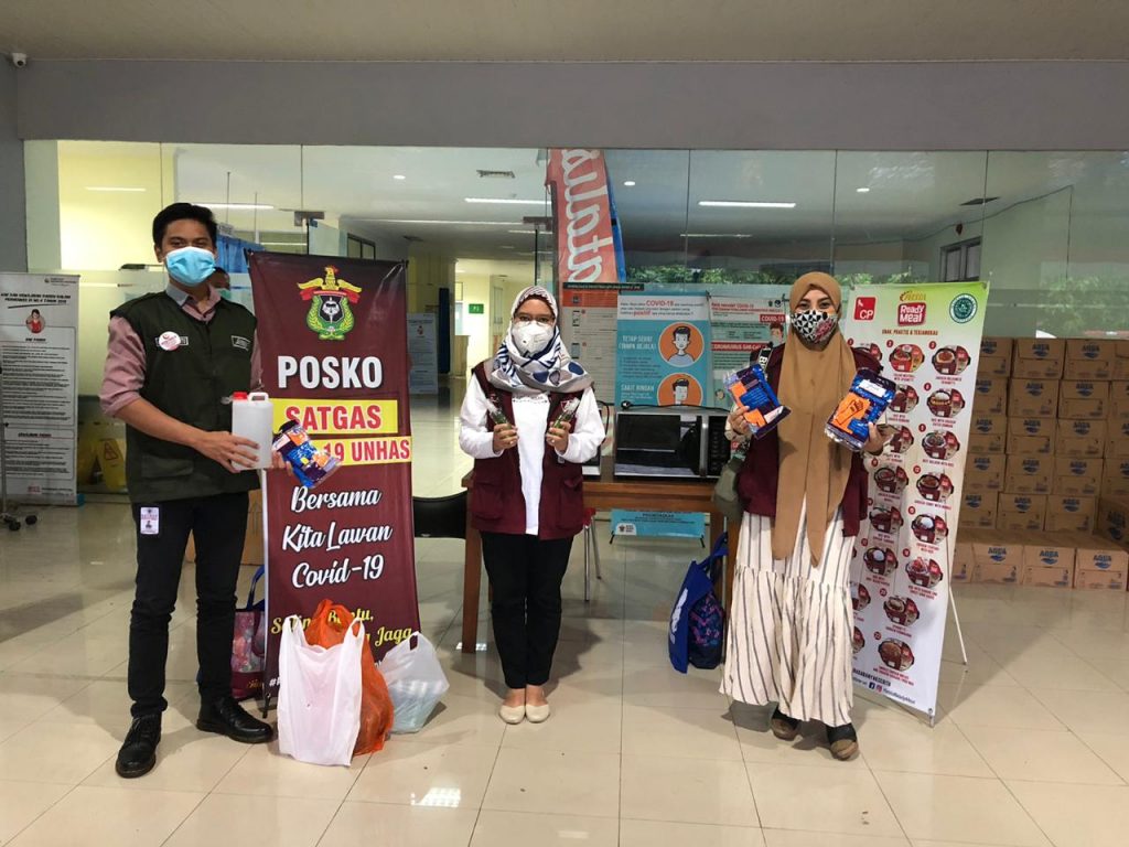 Bantuan dari Berbagai Lembaga dan Komunitas untuk Satgas Covid-19 Unhas
