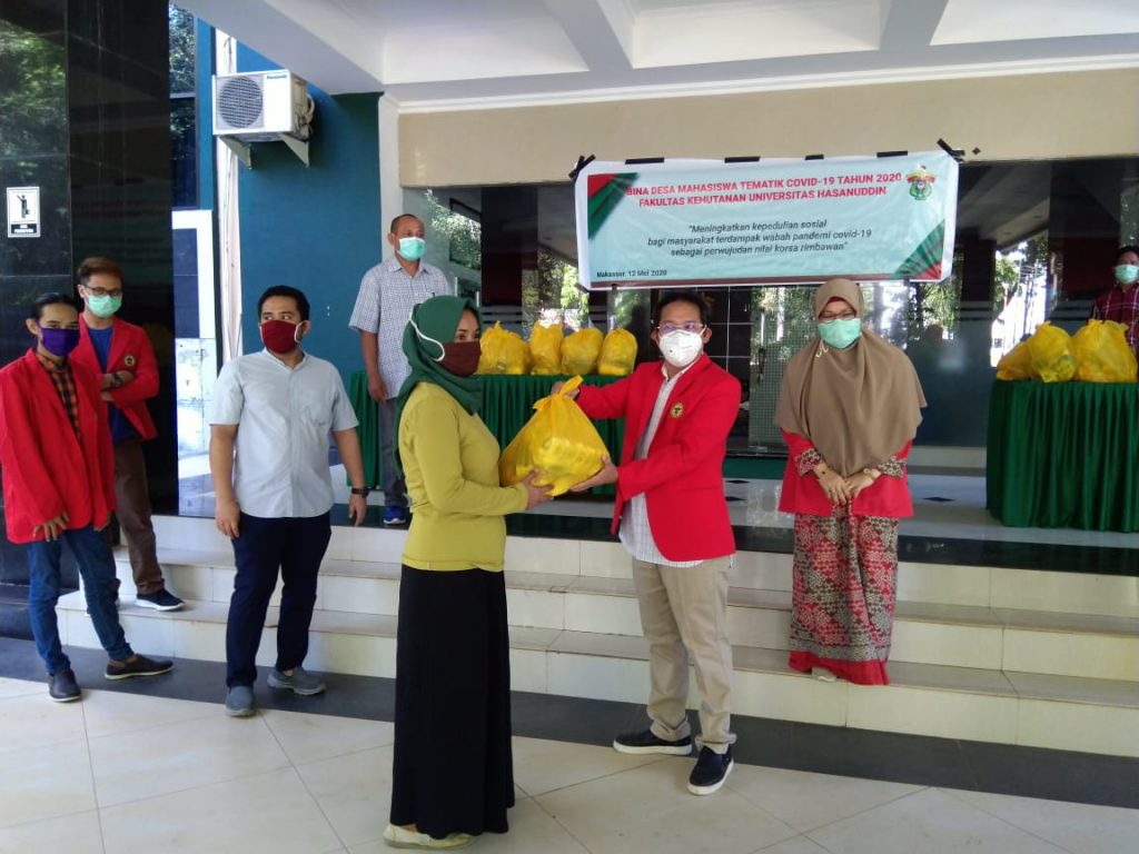 Fakultas Kehutanan Unhas Gelar Bina Desa Tematik Covid-19