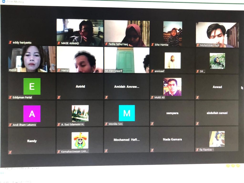 Pembukaan Pentas Seni Virtual Unhas, 186 Mahasiswa Ikut Berpartisipasi