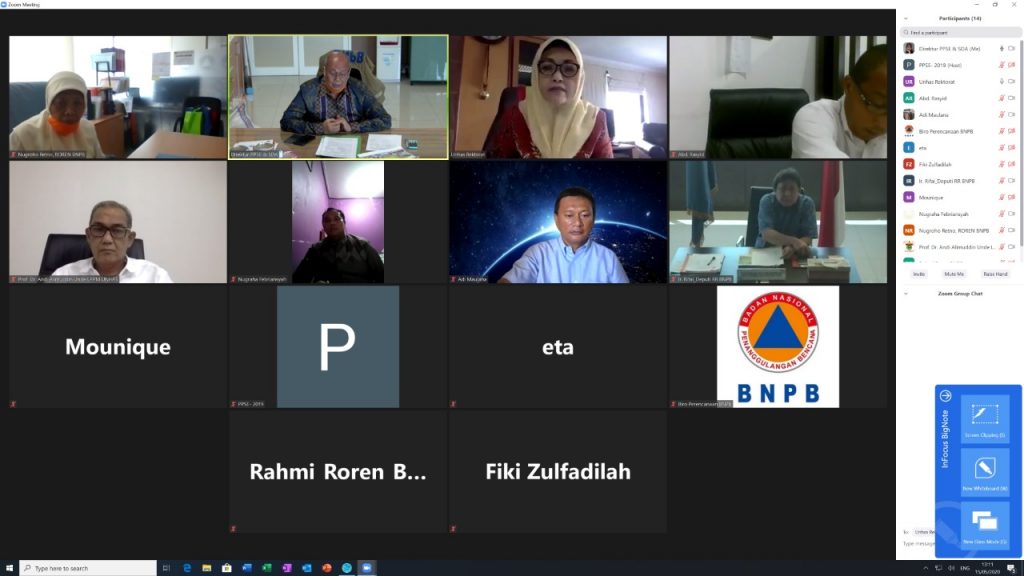 Unhas dan BNPB Tanda Tangani Kerja Sama Penanggulangan Bencana