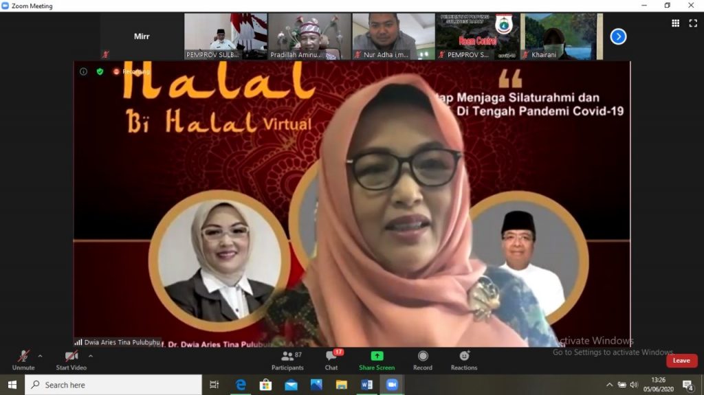 IKA Unhas Korwil Sulbar Gelar Halalbihalal Bersama Rektor Unhas