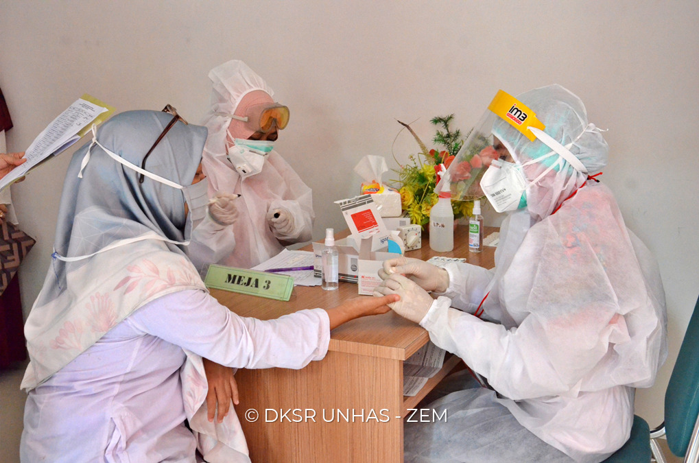 Gelar Rapid Test Massal, Unhas Ingin Jadi Percontohan Pencegahan Covid-19