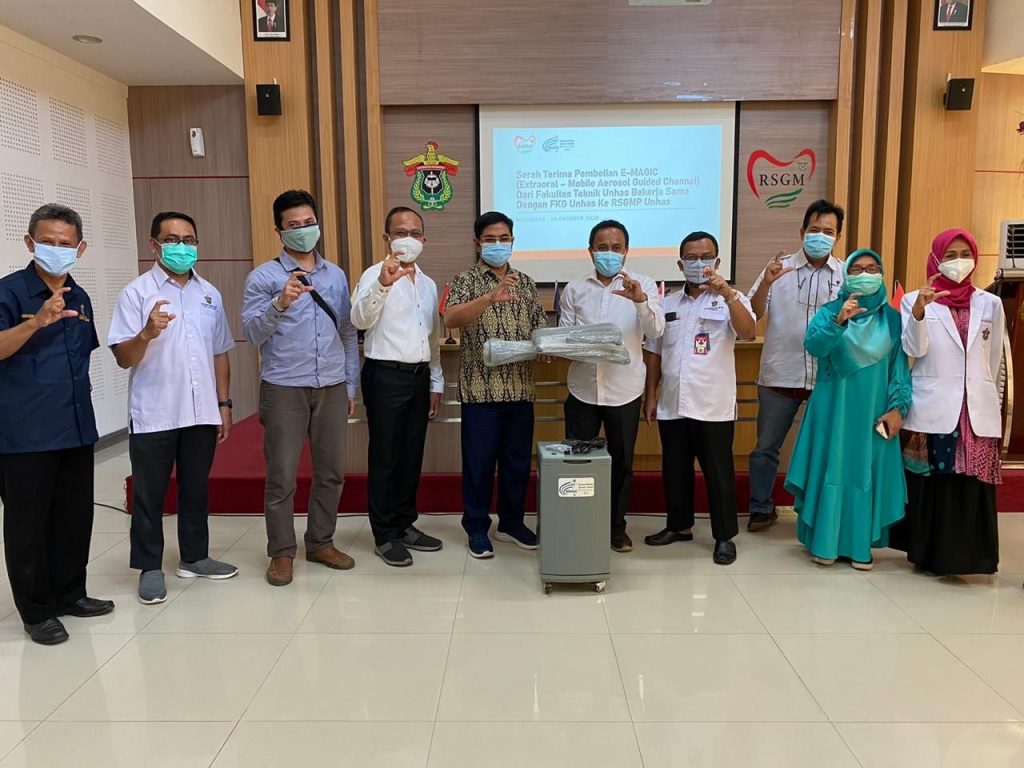 Fakultas Teknik Serahkan Produk E-Magic Untuk RSGMP Unhas