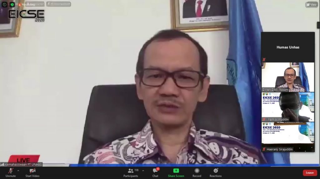Fakultas Teknik Unhas Gelar Konferensi Internasional EICSE 2020