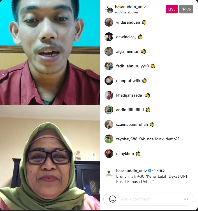 Brunch Talk Edisi #30 Kenal Dekat UPT Pusat Bahasa Unhas