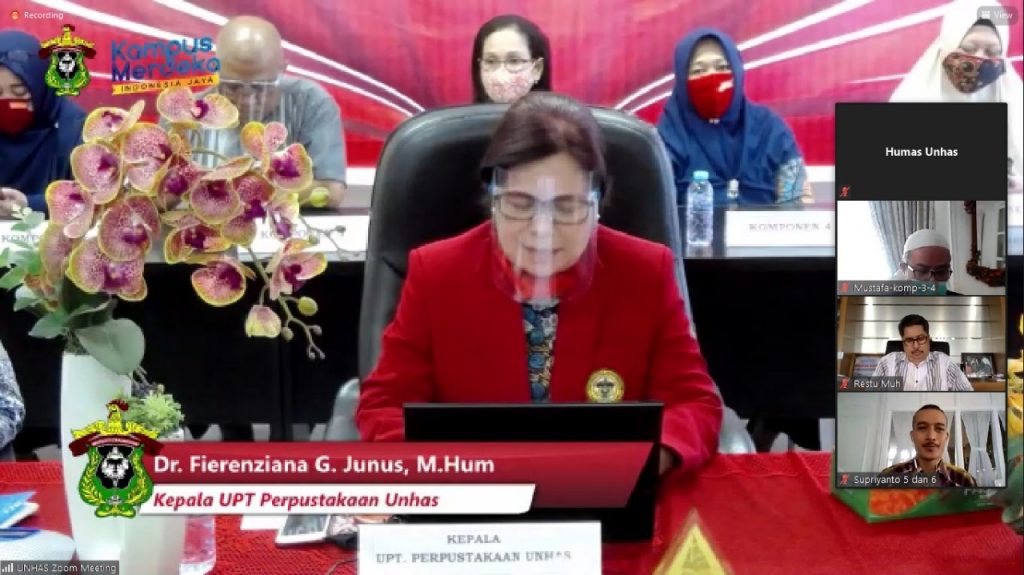 Perpustakaan Unhas Jalani Proses Re-Akreditasi Secara Daring