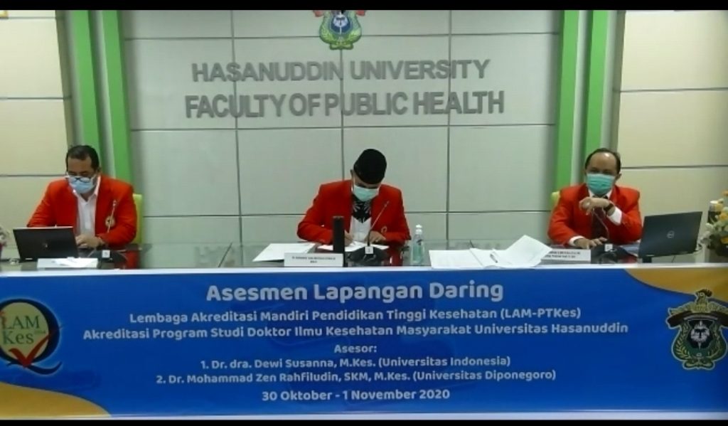 LAM-PTKes Assesment Lapangan Daring Prodi S3 FKM Unhas