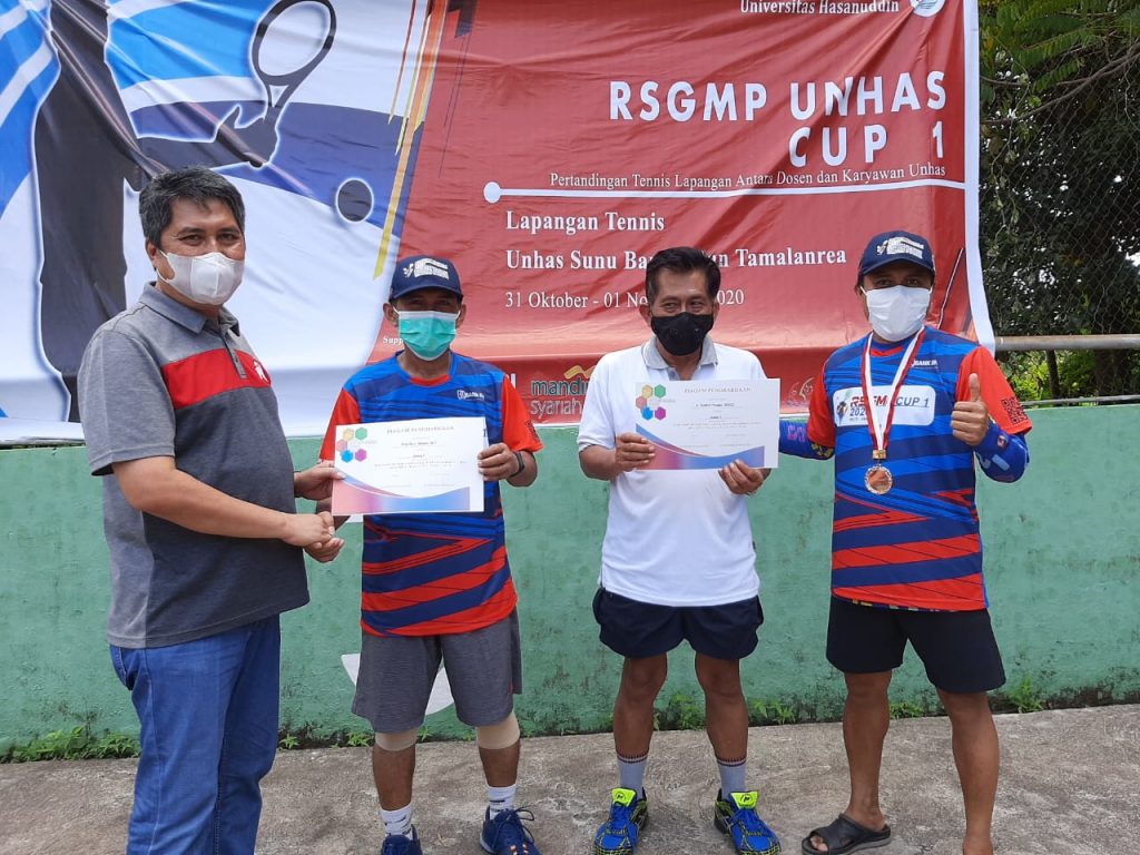RSGMP Unhas Gelar Turnamen Tenis Cup 1 2020