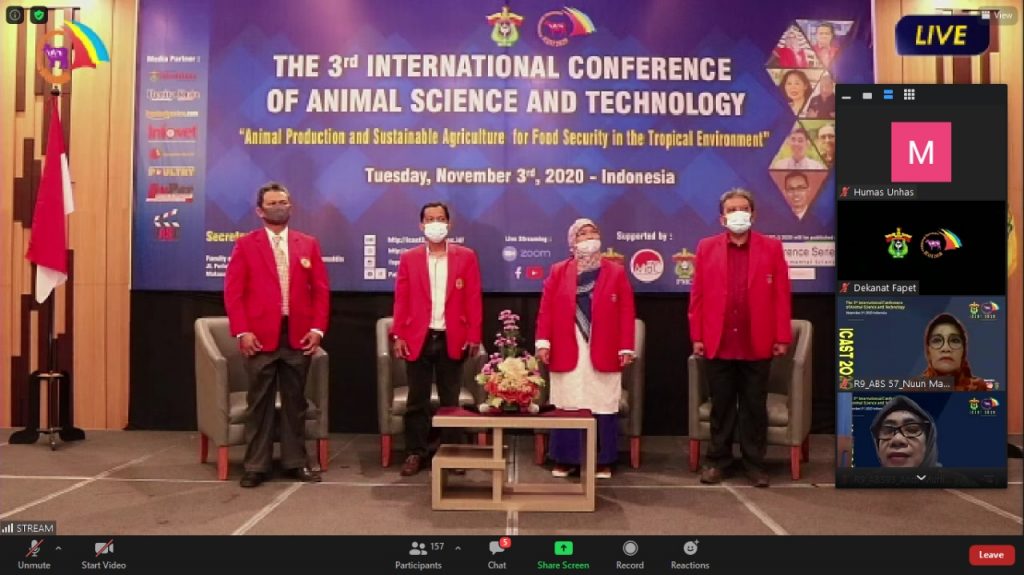 Fakultas Peternakan Unhas Gelar Konferensi Internasional The 3rd ICAST