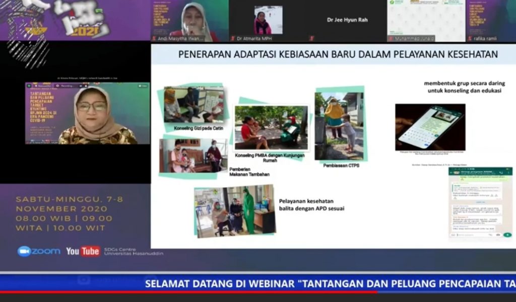 SDGs Center Unhas Bahas Respon Mitigasi Layanan Aksi Percepatan Penurunan Stunting