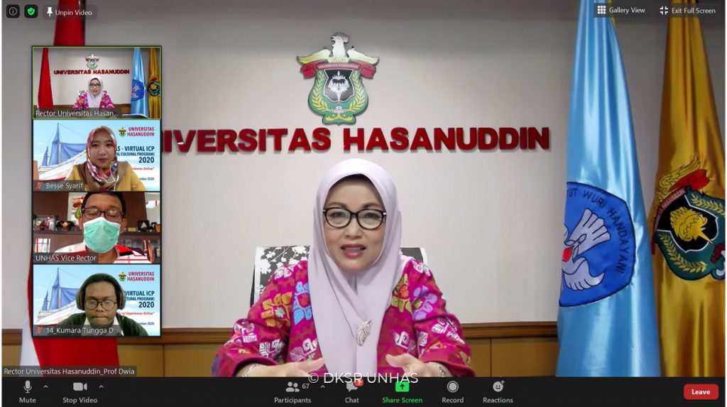 International Culture Program Batch II Unhas Diikuti Peserta dari 18 Negara