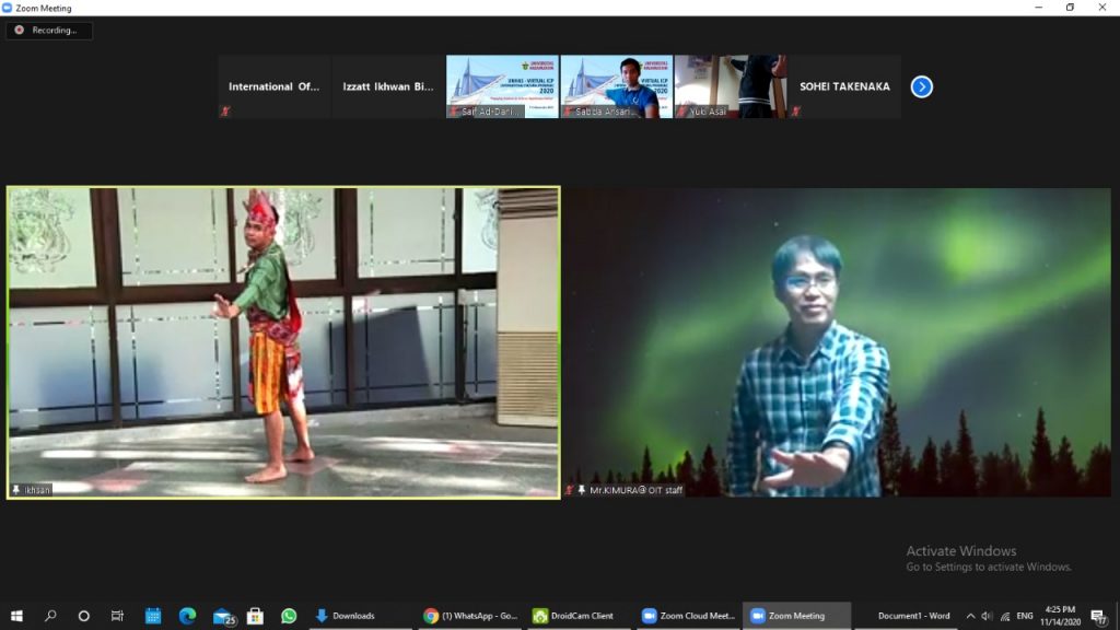 Unhas Kenalkan Tarian Toraja dan Mandar Kepada Peserta International Culture Program