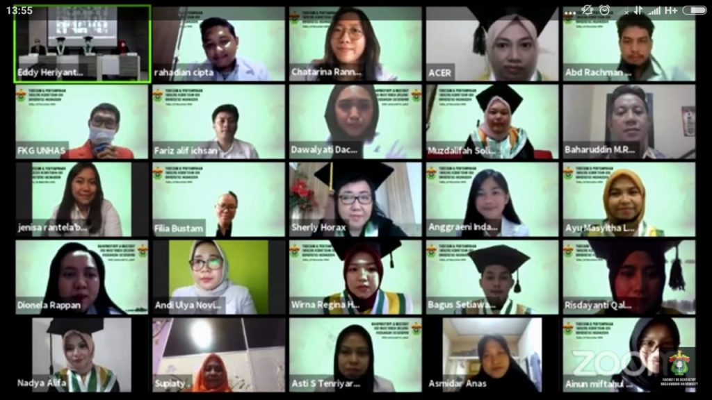 FKG Unhas Gelar Yudisium dan Pengambilan Sumpah Dokter Gigi Periode November 2020