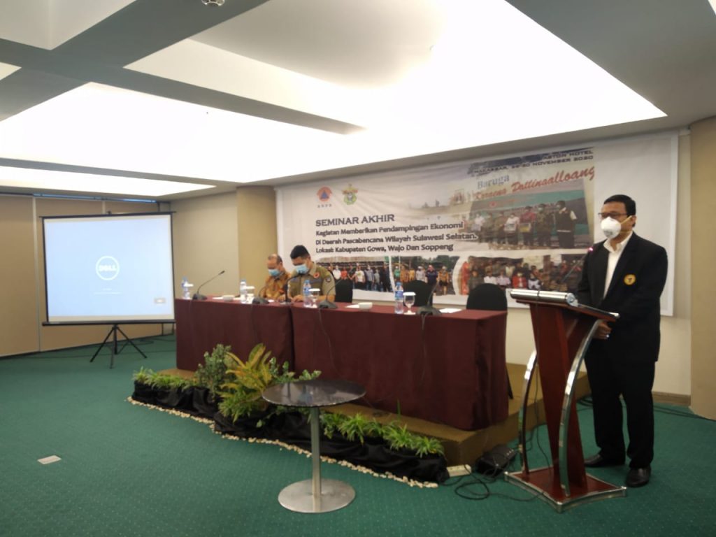 Unhas Gelar Seminar Akhir Bahas Hasil Pendampingan Ekonomi Daerah Pascabencana