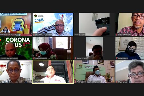 Respon Peningkatan Kasus, Satgas Covid-19 Unhas Gelar Rapat Koordinasi