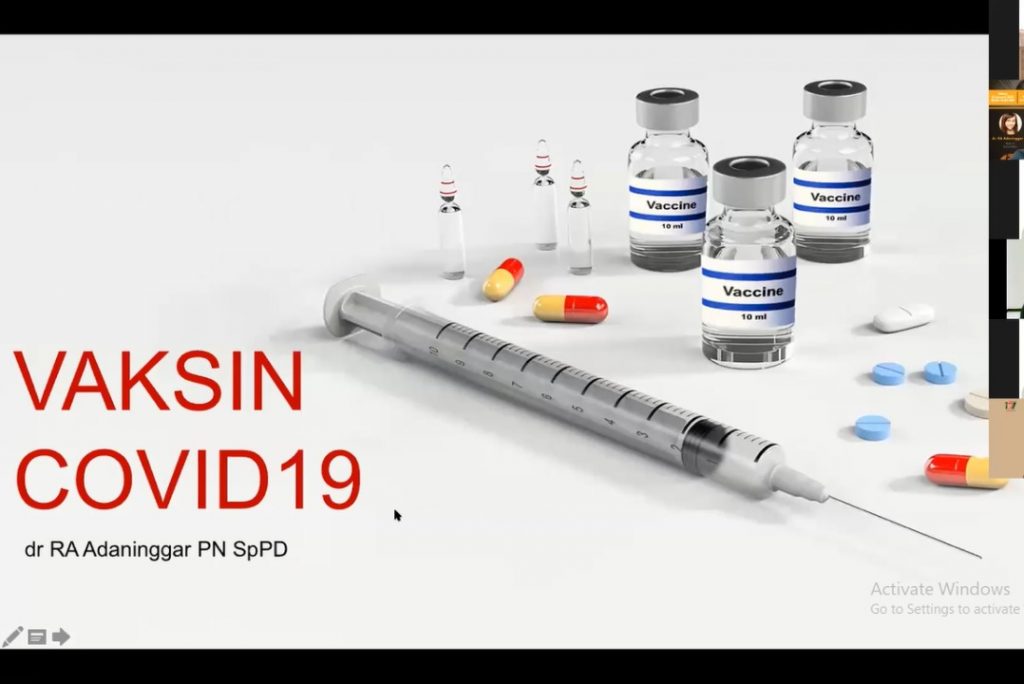 Mahasiswa KKN Unhas Gelar Webinar Series Bahas Efektivitas Vaksinasi