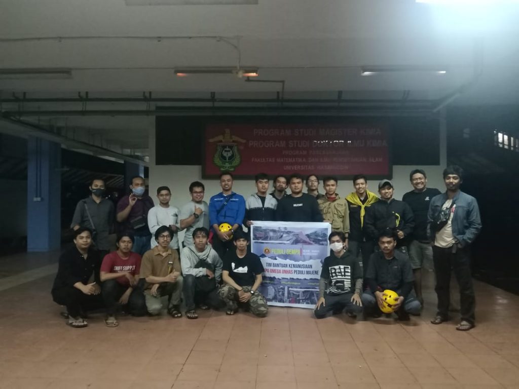 Aksi Solidaritas FMIPA Unhas Salurkan Bantuan Logistik Untuk Sulawesi Barat