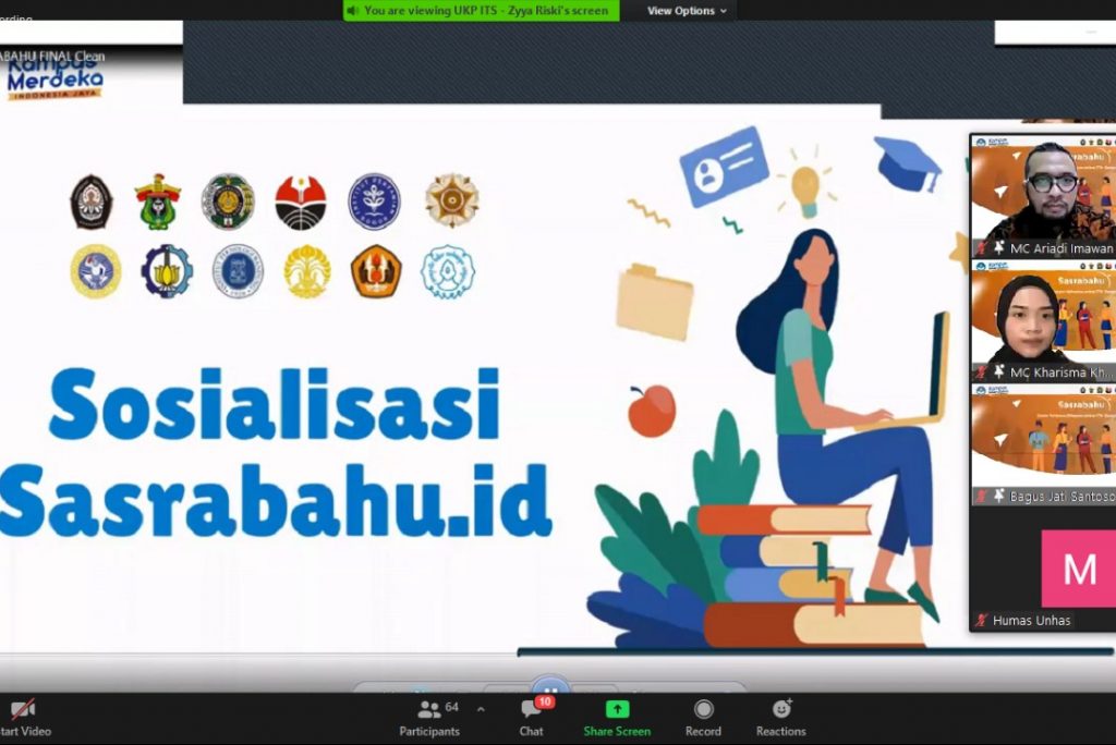 Unhas Hadiri Peresmian Platform Program Merdeka Belajar Sasrabahu untuk 12 PTN-BH