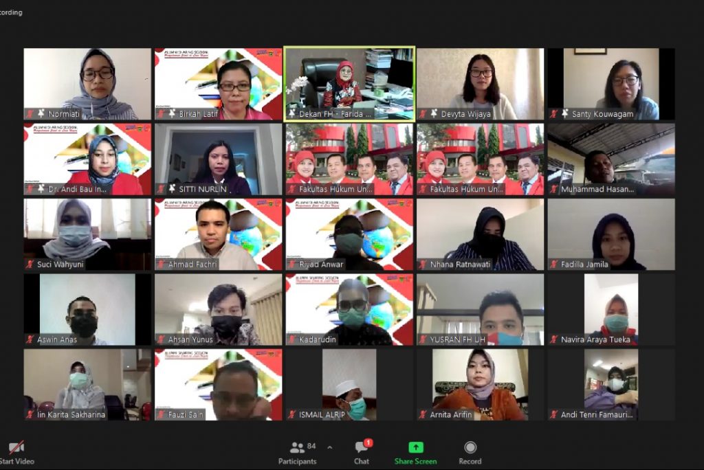 Unhas Gelar Alumni Sharing Session Tentang Pengalaman Studi Luar Negeri