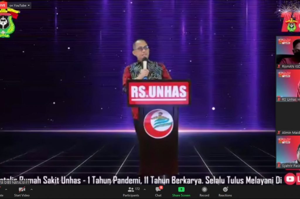 Puncak Dies Natalis ke-11 RSPTN Unhas, Prof Dwia: Kinerja Luar Biasa