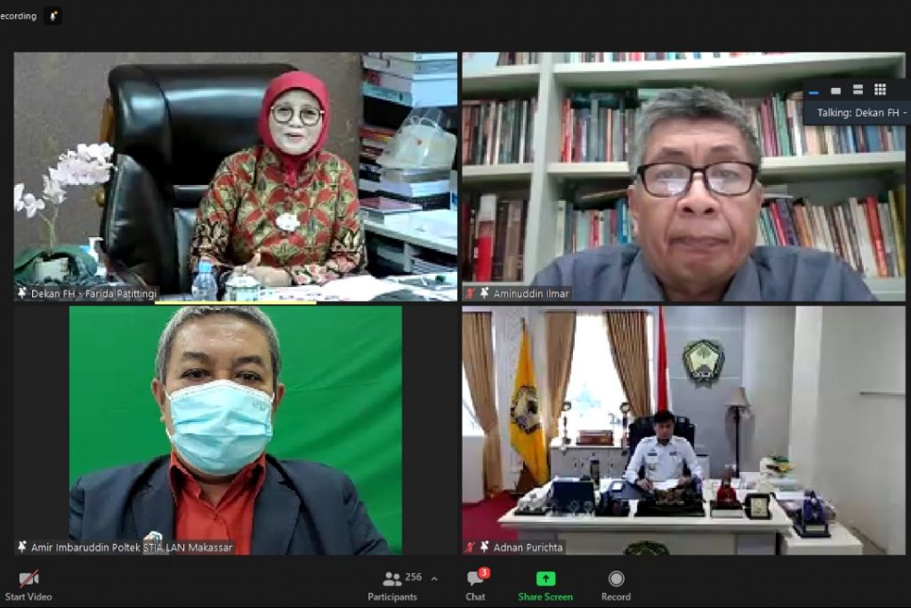 Bedah Buku Hukum Administrasi Pemerintahan Karya Guru Besar FH Unhas