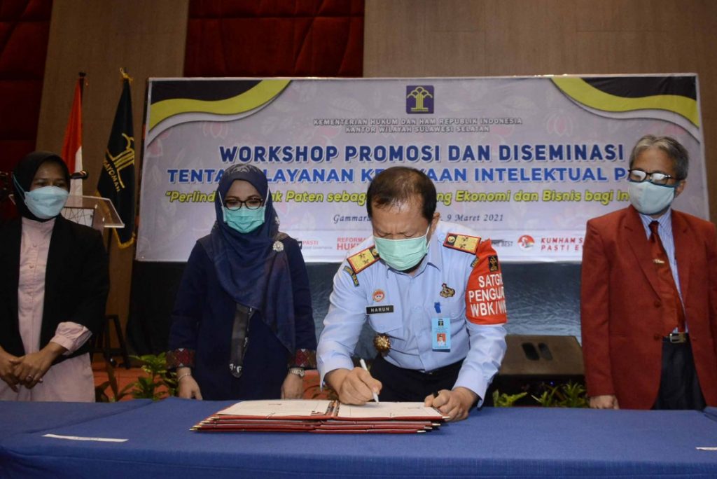 Unhas dan Kemenkumham Wilayah Sulsel Sepakat Kerja Sama Bidang HaKI